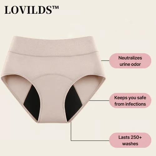 ❤️Sale 69% OFF 🎉LOVILDS™ Leak-Proof Underwear That Won't Let You Down