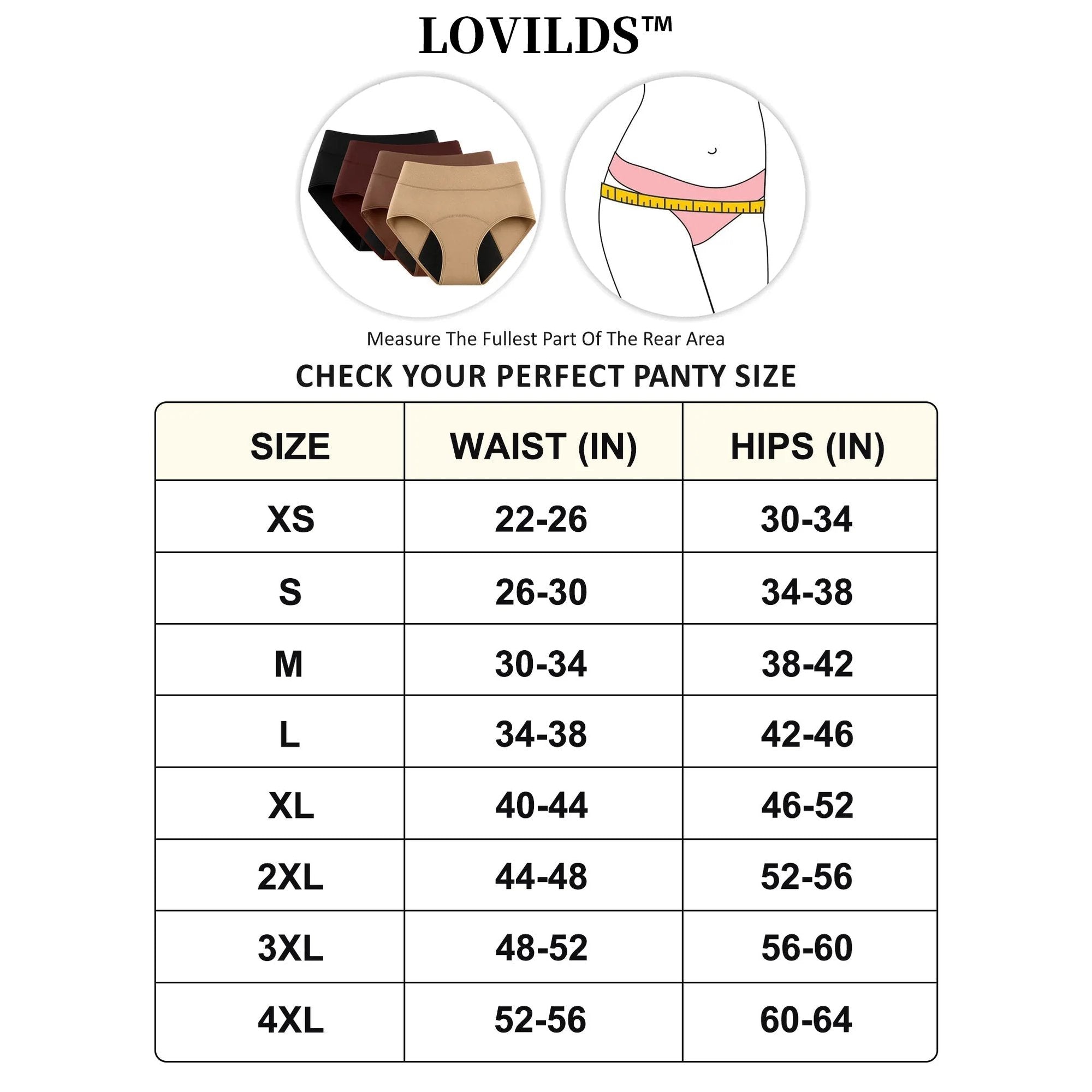 ❤️Sale 69% OFF 🎉LOVILDS™ Leak-Proof Underwear That Won't Let You Down